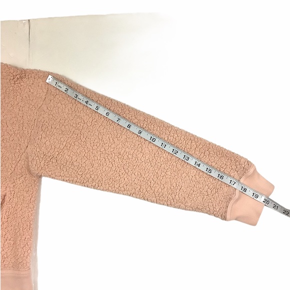 CHAMPION C9 Fuzzy Peach Fleece 1/4 Zip Top SZ-XS - Picture 7 of 9